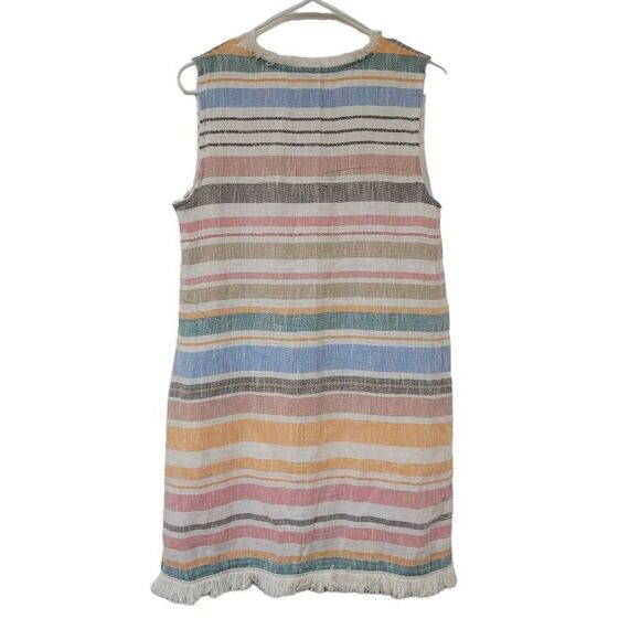 Chelsea & Theodore Women's Bohemian Multicolor Striped Dress Size 8 - Picture 4 of 9